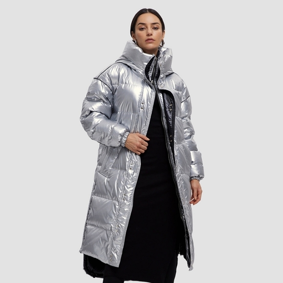 Lattelier Jackets & Blazers - Lattelier Maxy Shiny Puffer Jacket - Size Large